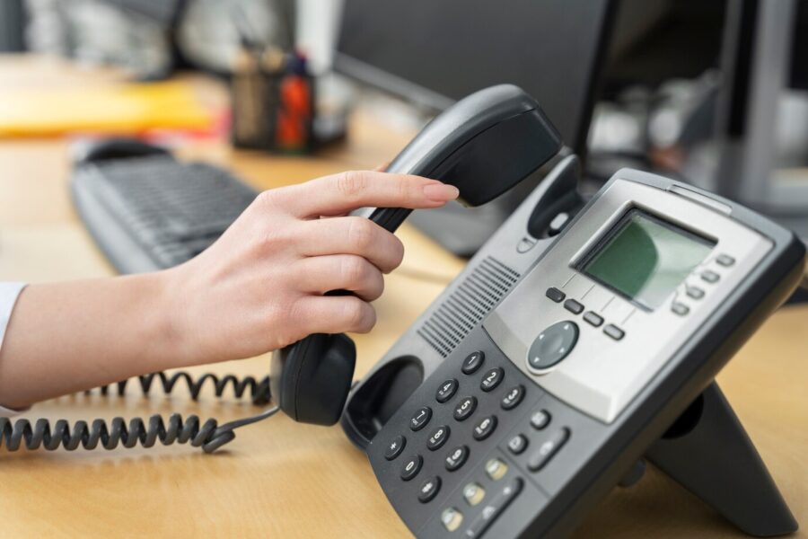 close-up-person-working-call-center_23-2149288224